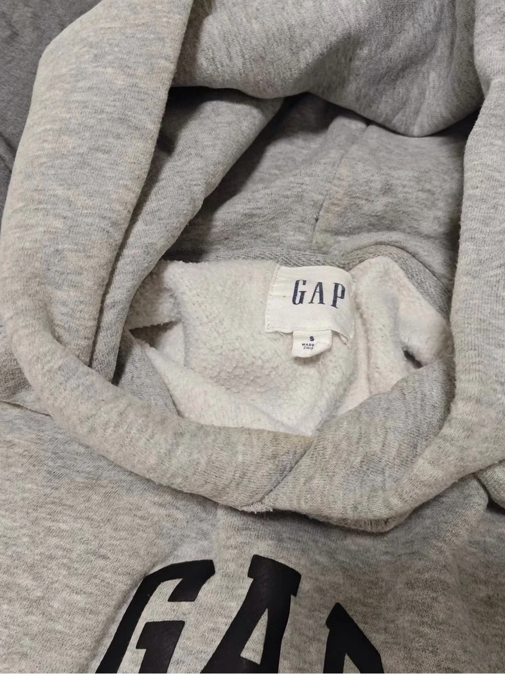 GAP Gray Hoodie with Playful Character Patches